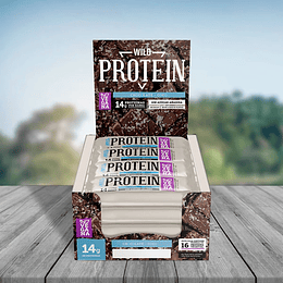 WILD PROTEIN VEGANA CHOCOLATE COCO 16 unidades