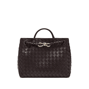 보테가 베네타 안디아모 인트레치아토 매듭 토트 백 브라운계열