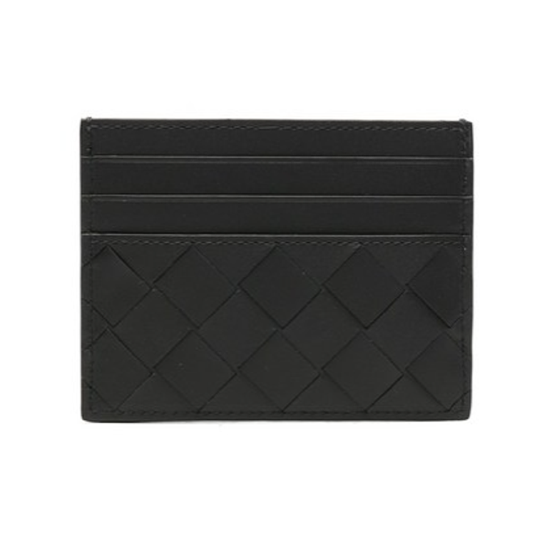 보테가 베네타 인트레치아토 가죽 카드홀더 블랙계열 1