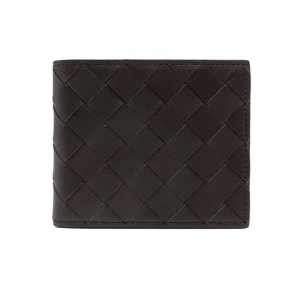 보테가 베네타 인트레치아토 레더 지갑 브라운 1