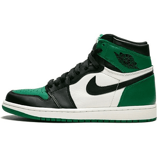 조던 남성 에어 1 레트로 하이 OG 555088-302 파인 그린