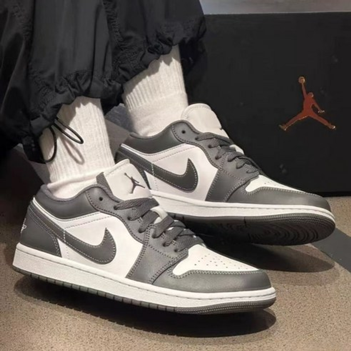 N/IKE 조던 1 로우 553558-044 남녀 공용 운동화 러닝화 스니커즈 1