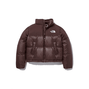 노스페이스 에코 눕시 숏패딩 다운 자켓 쇼트 와인