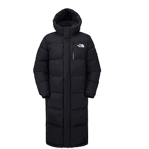 노스페이스 패딩 남녀공용 하이브리드 다운 롱패딩 BLACK WHITE