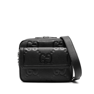 구찌 점보 GG 레더 메신저 백