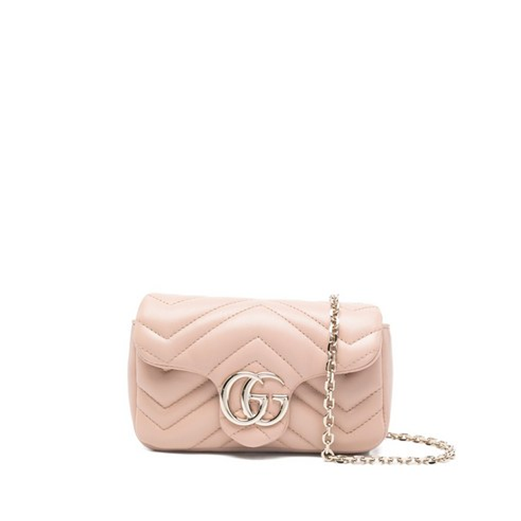 구찌 GG 마몽 셰브런 퀼팅 미니 크로스 백 1