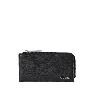 구찌 집업 레더 카드 지갑