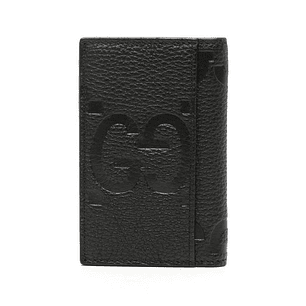 구찌 점보 GG 가죽 카드홀더