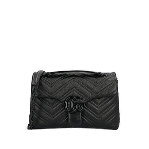 구찌 GG 마몽 셰브런 숄더 백