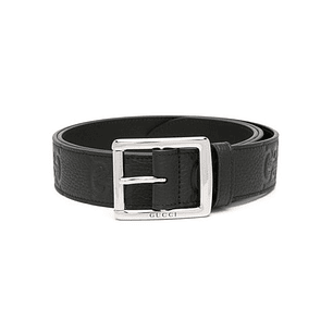 구찌 GG 디보스드 가죽 벨트