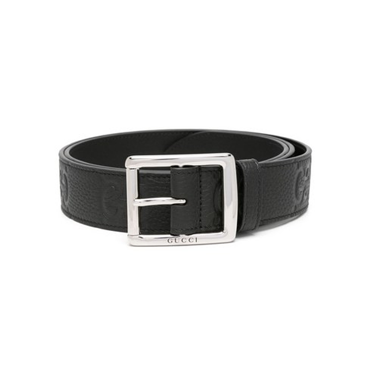 구찌 GG 디보스드 가죽 벨트 1