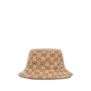 구찌 logo bucket hat
