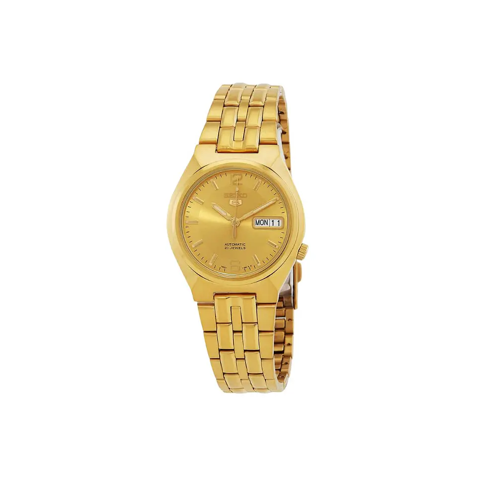 Seiko 5 Automático SNKL64K1: La Expresión Máxima del Lujo Dorado 1