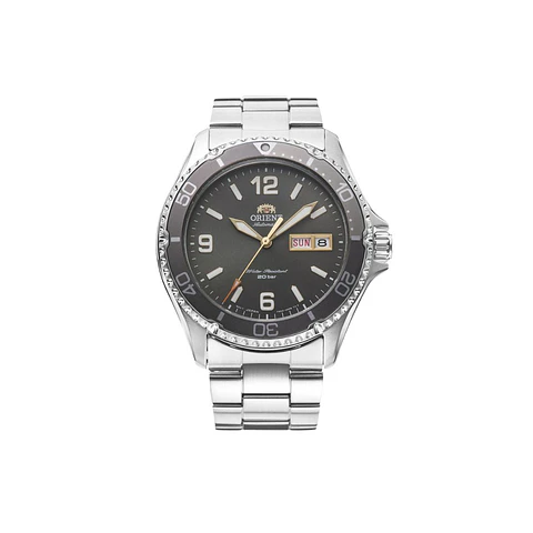 Orient Automático RA-AA0819N – El Lujo de la Exploración en Gris y Oro