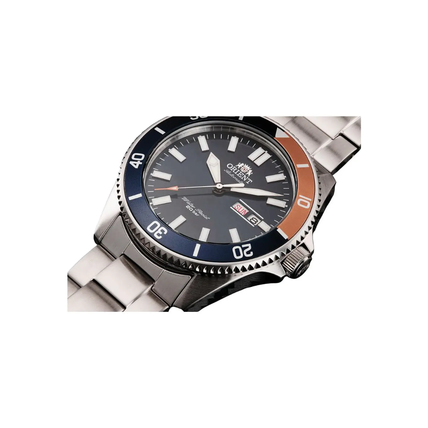 Orient Automático RA-AA0913L – El Icono Deportivo en Acero y Zafiro 3