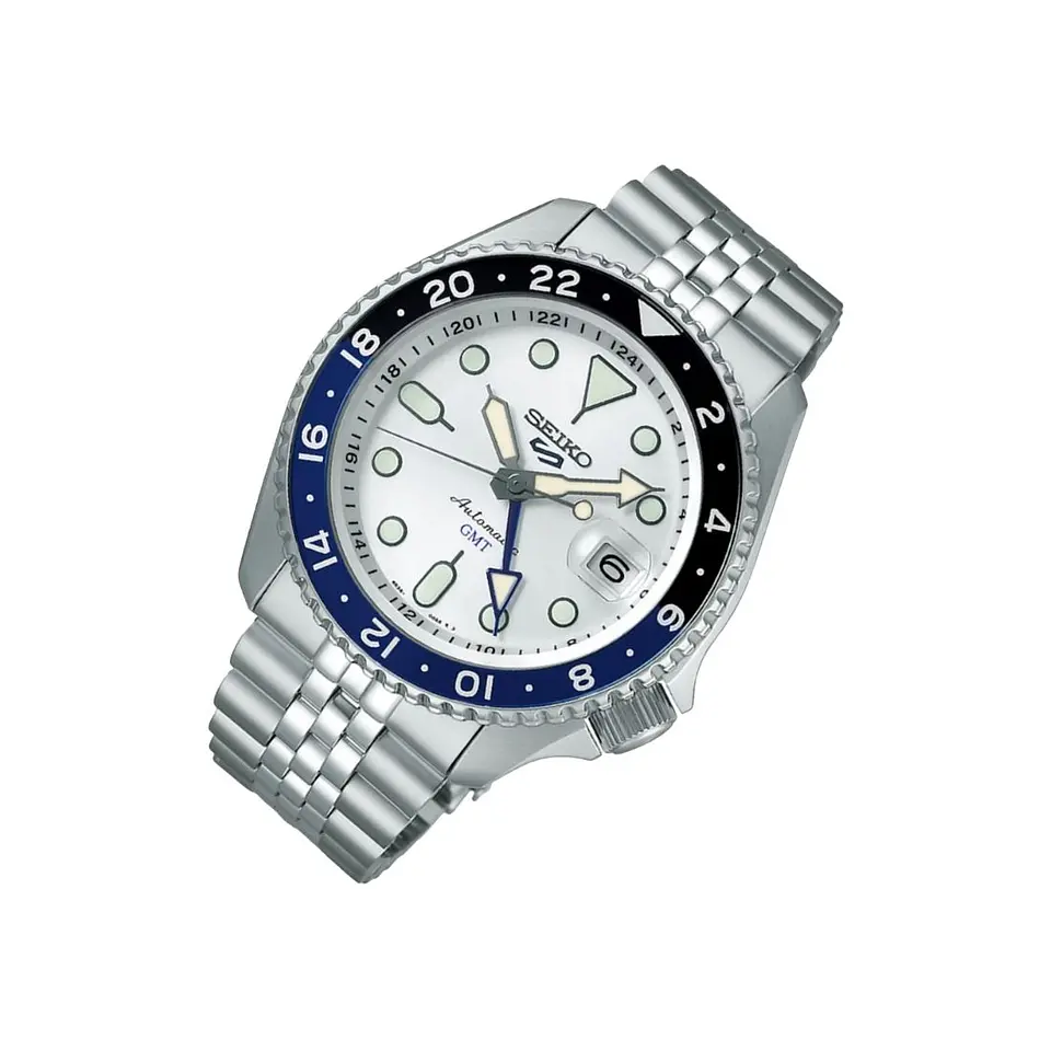 Reloj Hombre Seiko 5 Sports SSK033K1 GMT – Precisión Global y Estilo Urbano 4