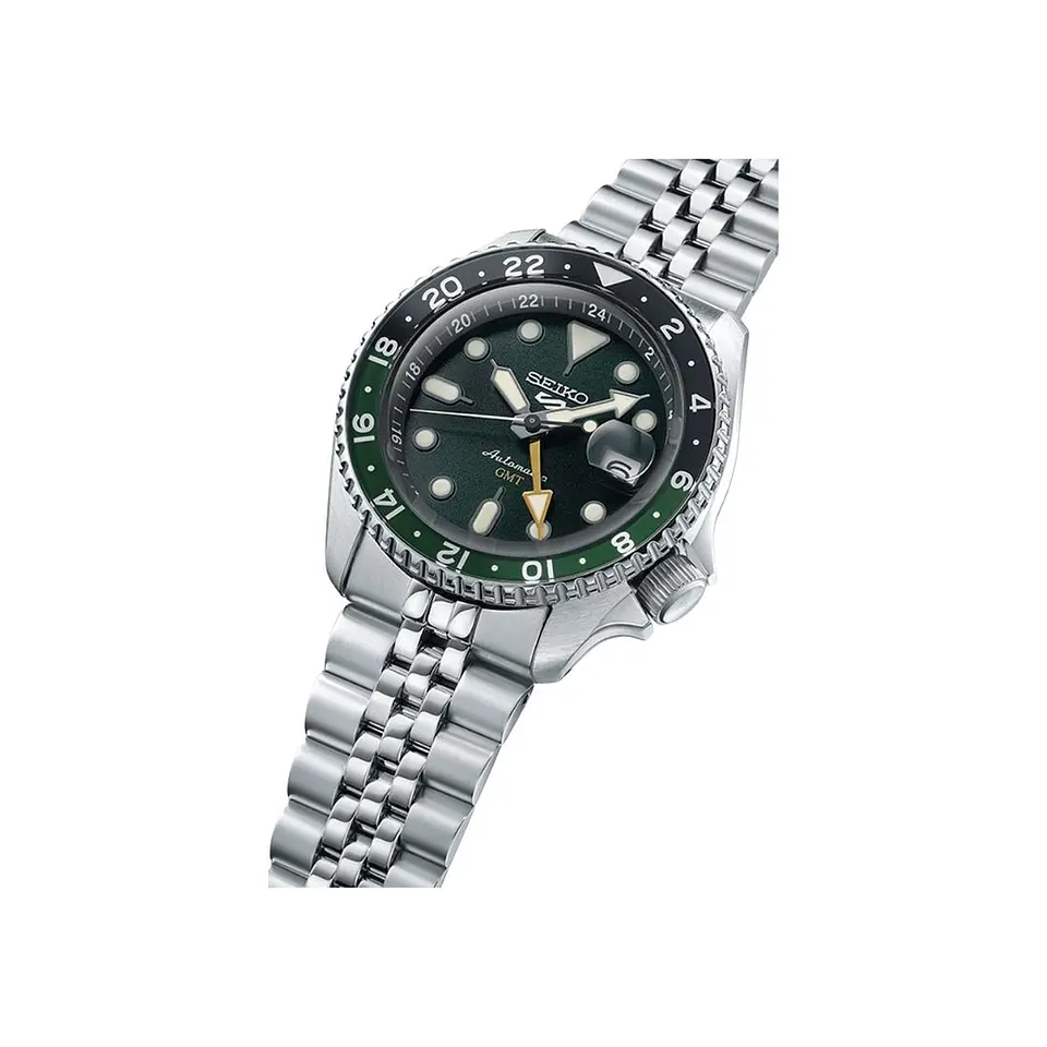 Reloj Hombre Seiko 5 Sports SSK035K1 GMT – Audacia Mecánica y Distinción Global 3