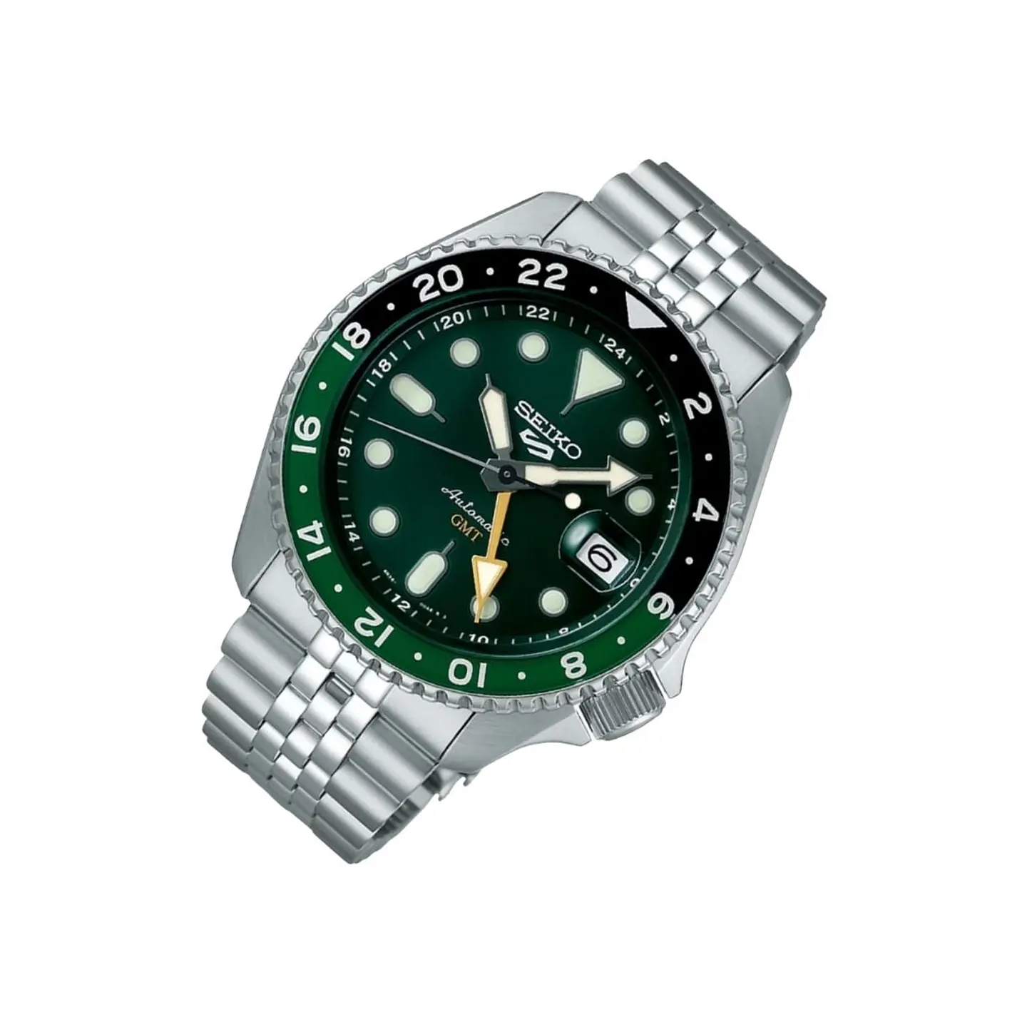 Reloj Hombre Seiko 5 Sports SSK035K1 GMT – Audacia Mecánica y Distinción Global 4