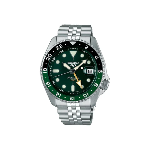 Reloj Hombre Seiko 5 Sports SSK035K1 GMT – Audacia Mecánica y Distinción Global