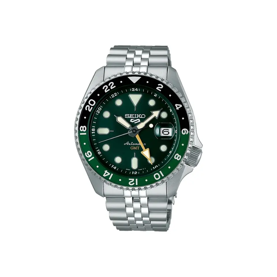 Reloj Hombre Seiko 5 Sports SSK035K1 GMT – Audacia Mecánica y Distinción Global 1