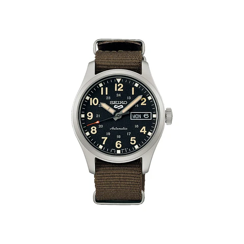 Reloj Hombre Seiko 5 Sports SRPJ85K1 Field – Funcionalidad Táctica y Comodidad Urbana