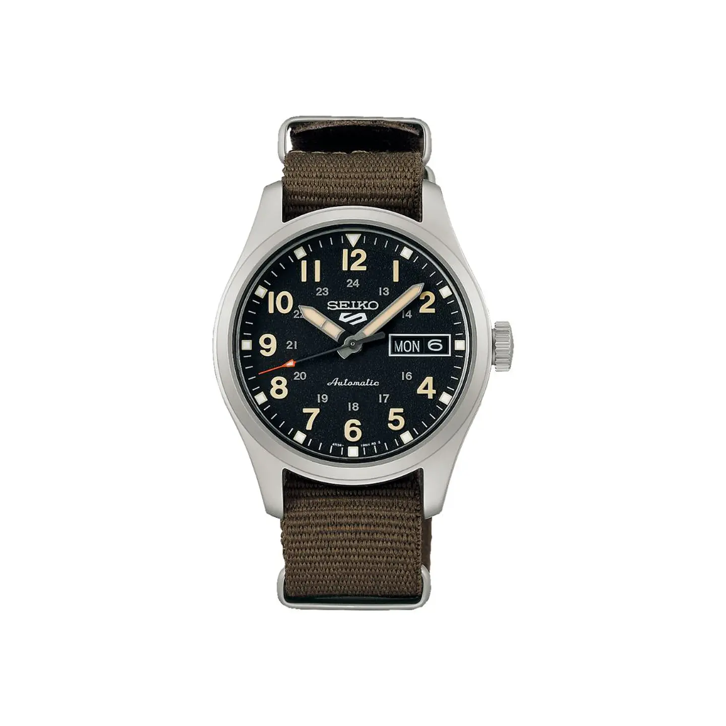 Reloj Hombre Seiko 5 Sports SRPJ85K1 Field – Funcionalidad Táctica y Comodidad Urbana 1