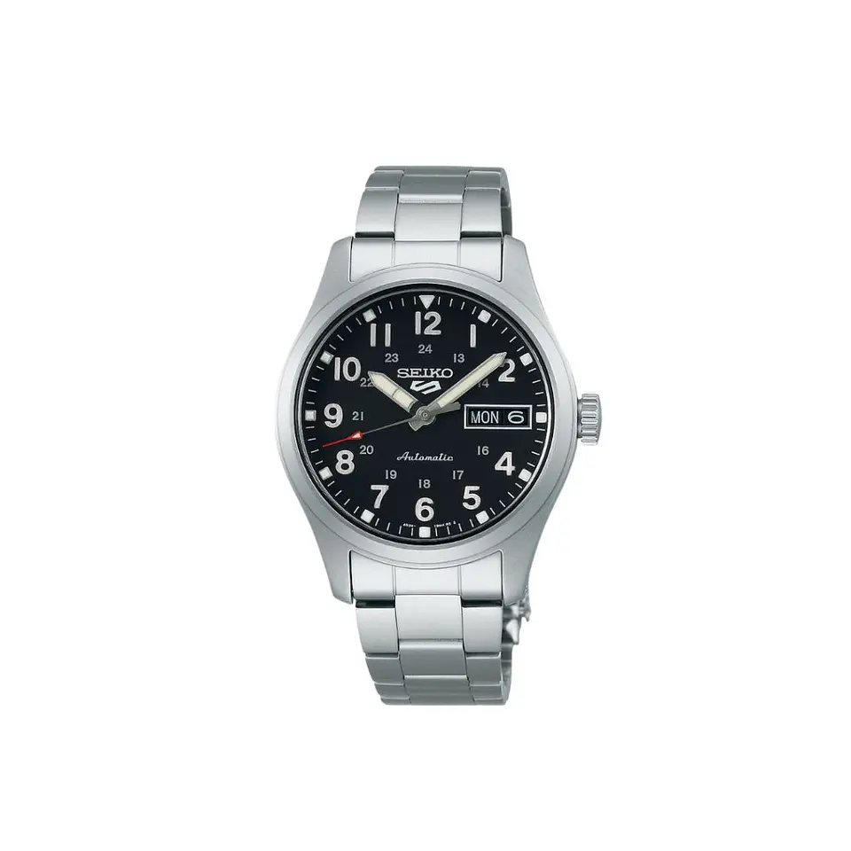 Reloj Hombre Seiko 5 Sports Mid-Size Automático SRPJ81K1 – La Esencia Field en Proporciones 1