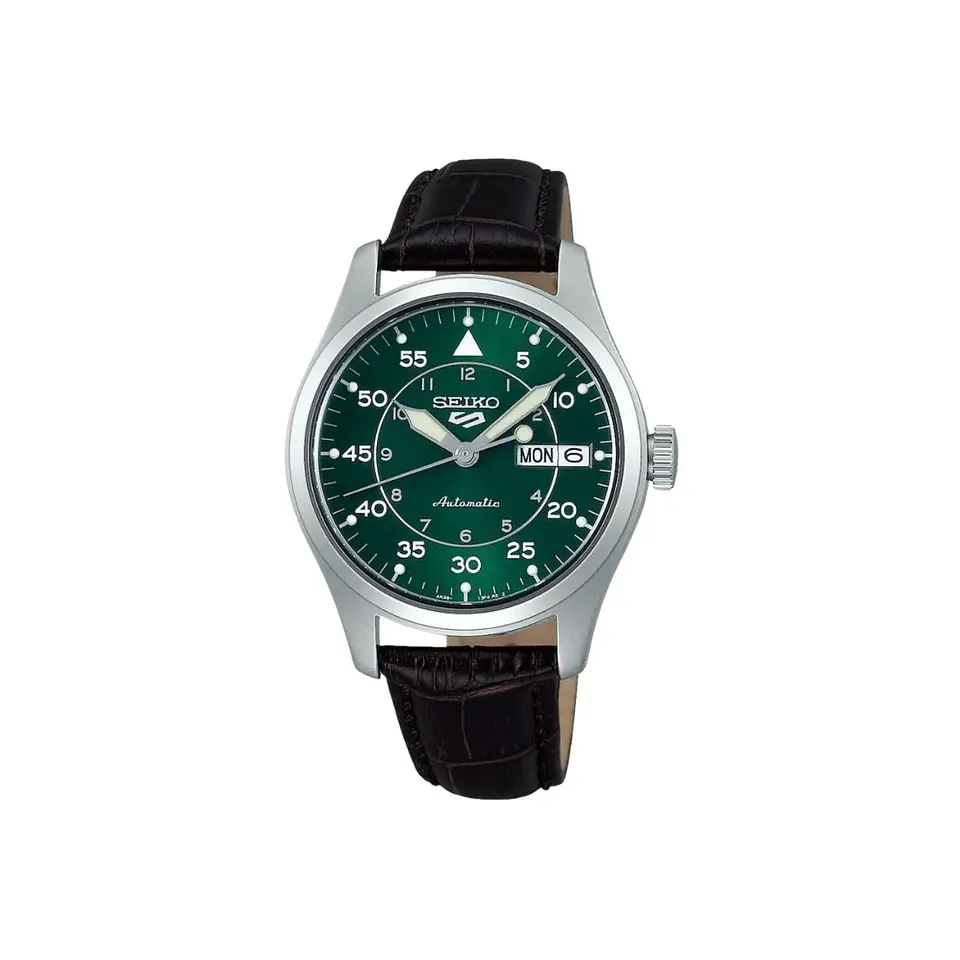 Reloj Hombre Seiko 5 Sports Automático SRPJ89K1 – El Espíritu Táctico en Verde Bosque 1