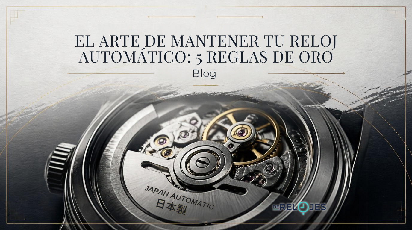 El arte de mantener tu reloj automático: 5 reglas de oro