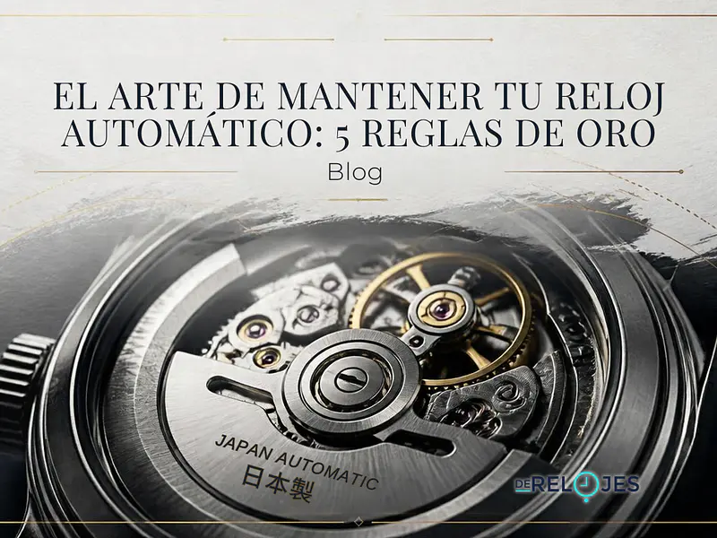 El arte de mantener tu reloj automático: 5 reglas de oro