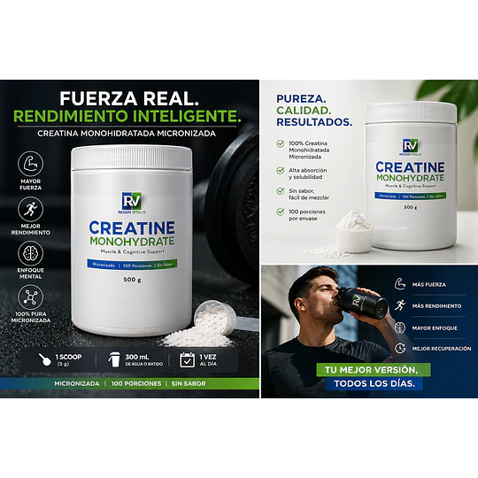Creatina Monohidratada Micronizada
