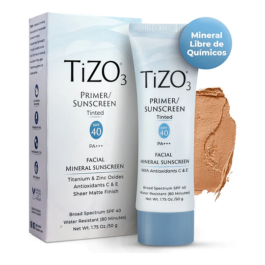 TIZO3 spf 40 Facial mineral Fusion con color