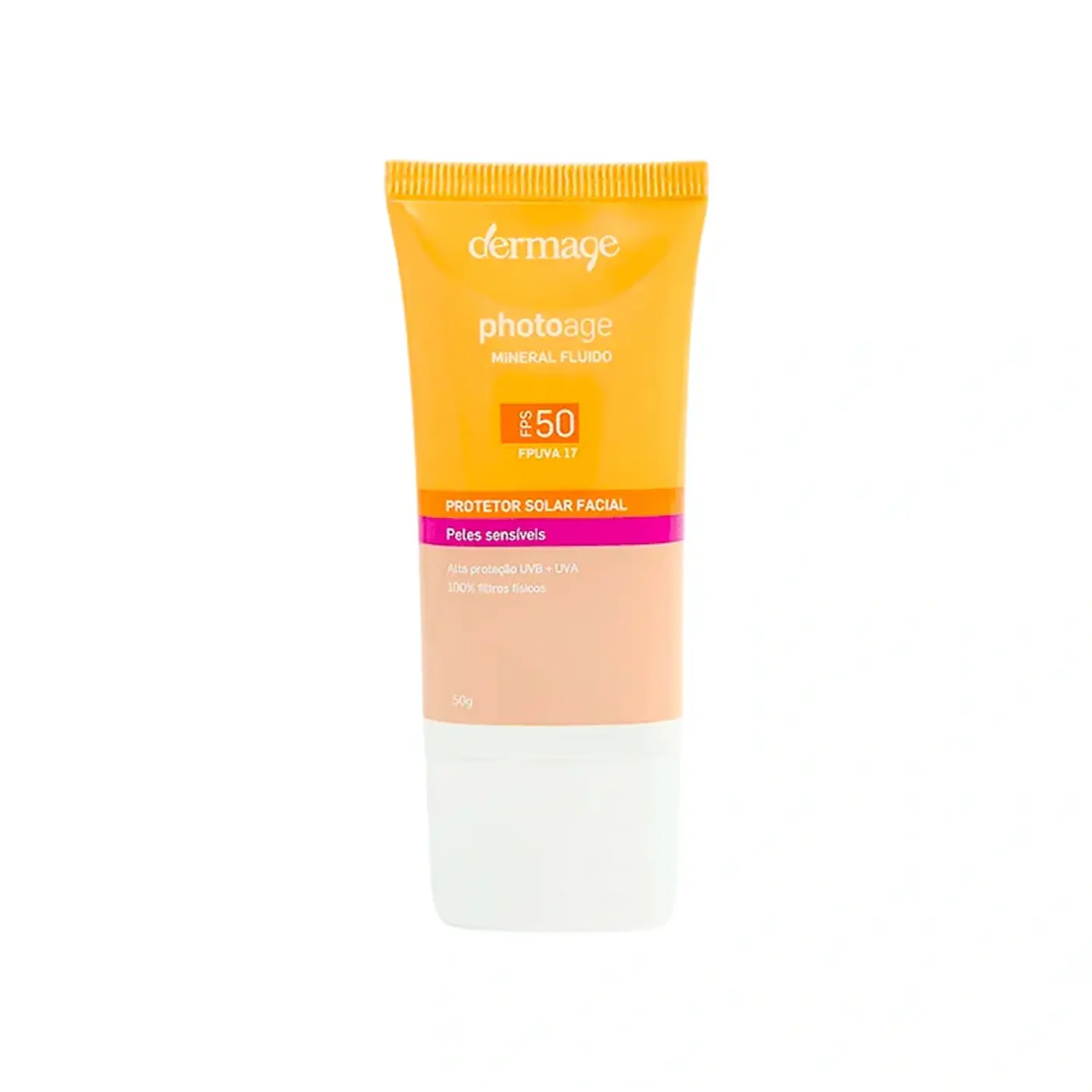 Dermage Photoage Mineral Fluido FPS 50 Tono Medio 50g 1