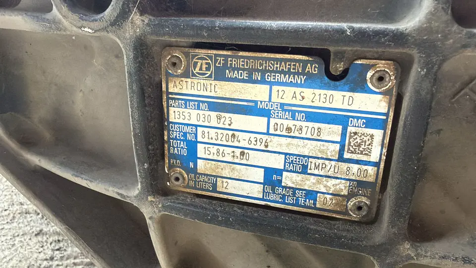 ASTRONIC 12 AS 2130 TD CAJA DE CAMBIOS 5