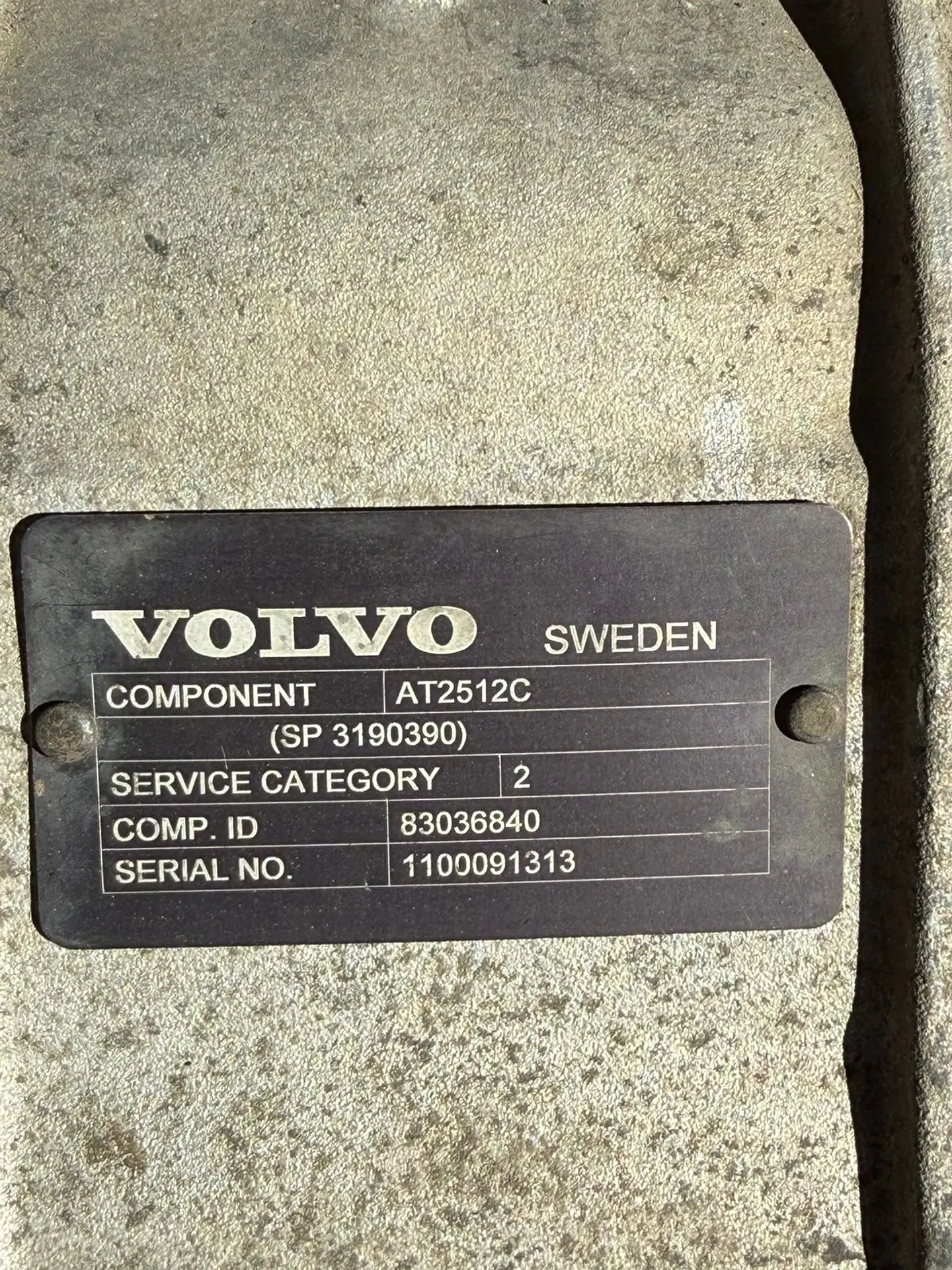 VOLVO AT2512C CAJA DE CAMBIOS 5