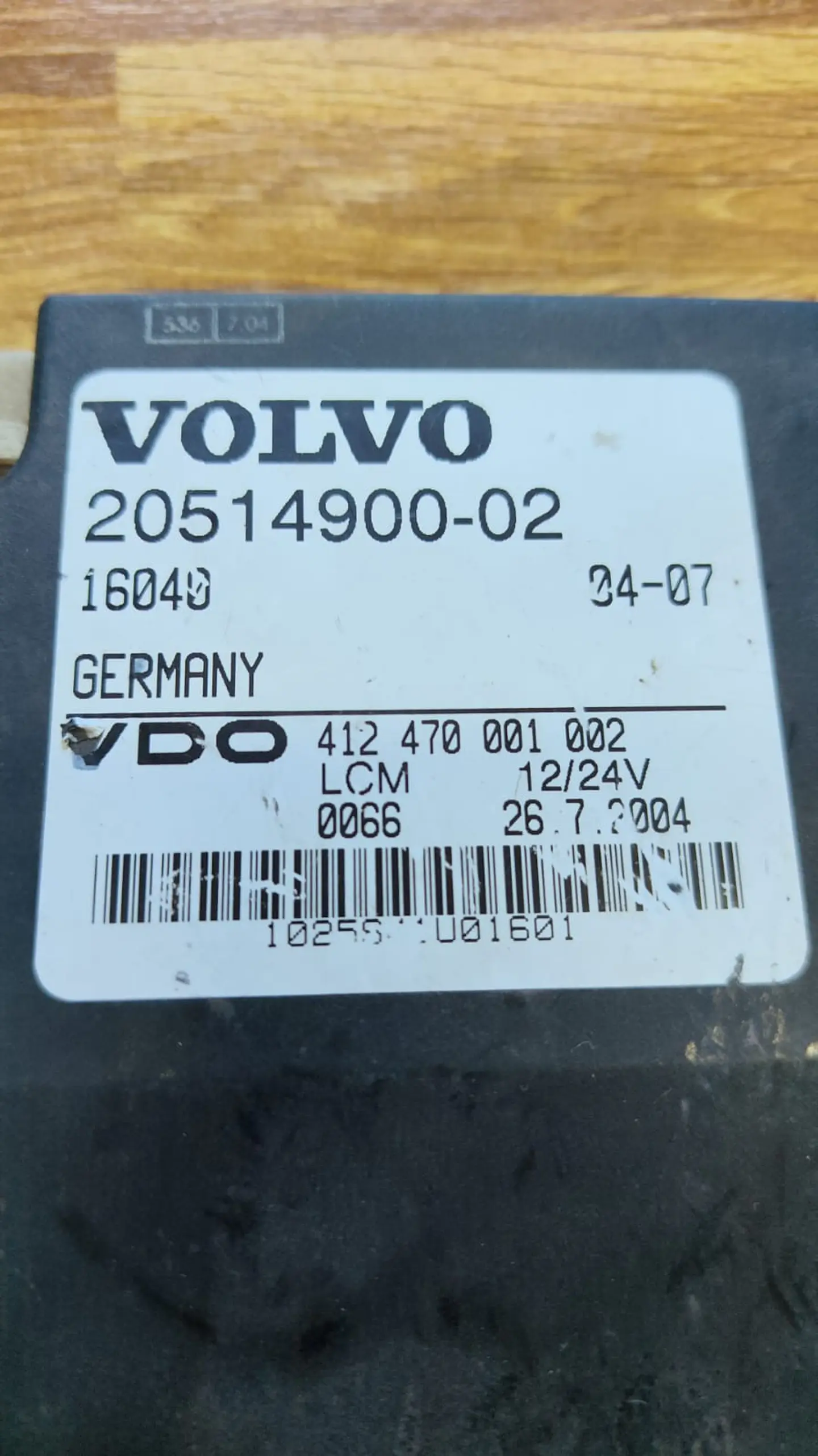 MODULO CONTROL LUCES VOLVO 20514900 2