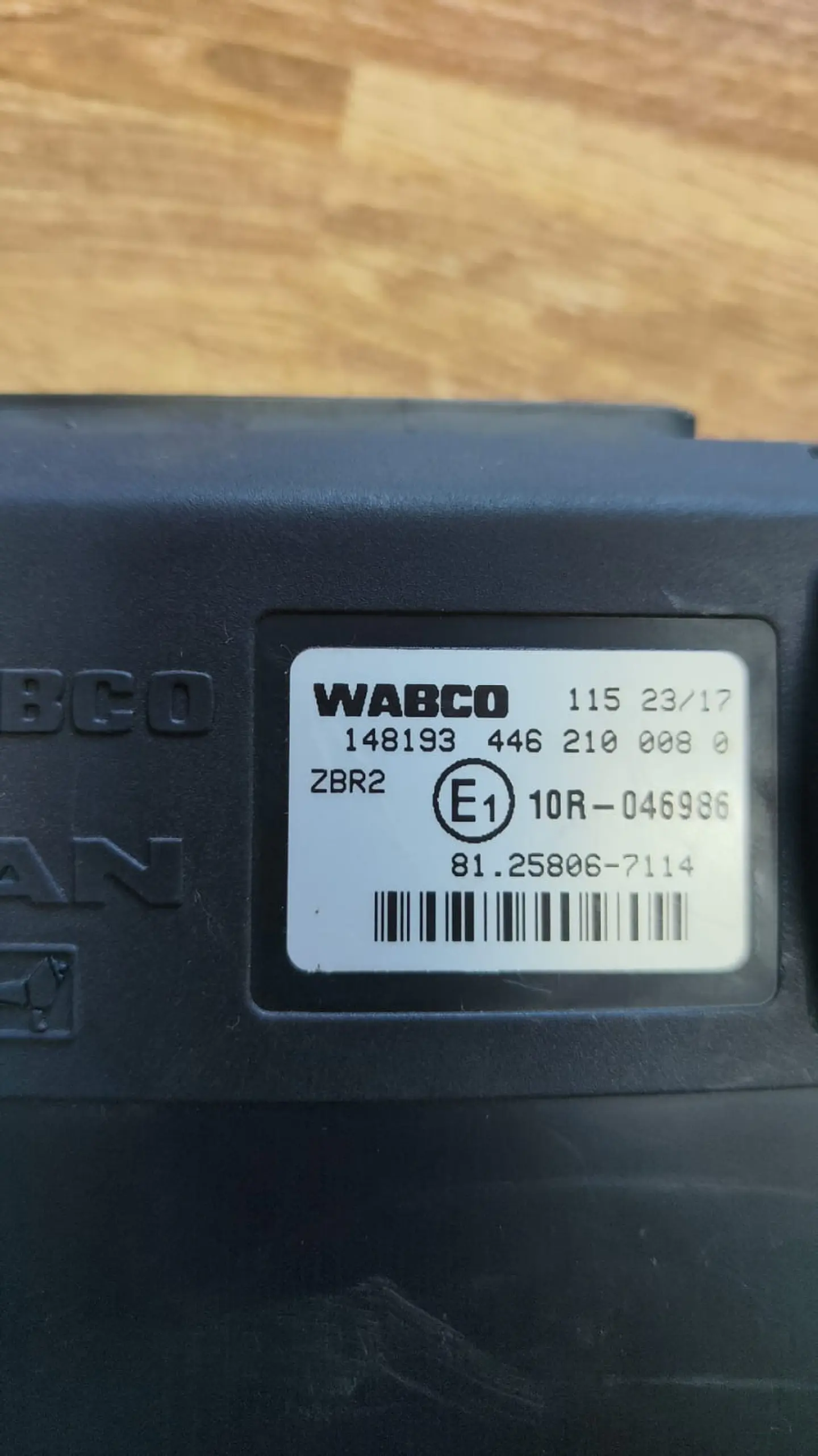 MODULO CONTROL WABCO MAN 4462100080 81.25806-7114 3