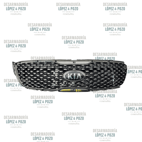 REJILLA PARACHOQUE DELANTERO KIASORENTO12 2016-2020