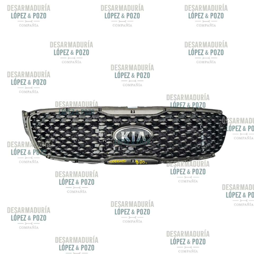 REJILLA PARACHOQUE DELANTERO KIASORENTO12 2016-2020 1