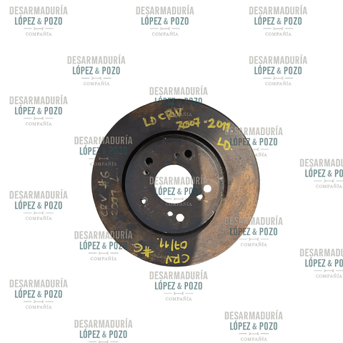 DISCOS DELANTEROS HONDA CRV 2007-2011