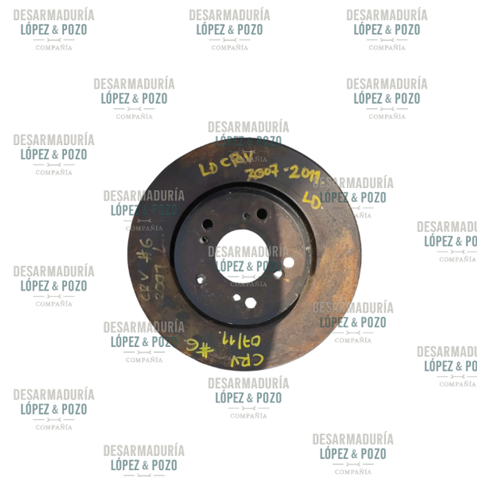 DISCOS DELANTEROS HONDA CRV 2007-2011 1