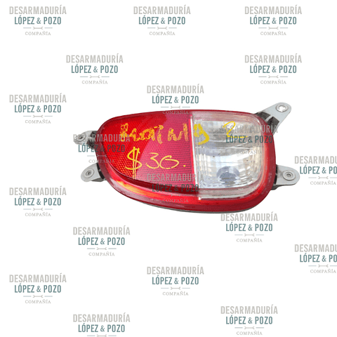 REFLECTANTE PARACHOQUE TRASERO DER KIA MORNING 2016-2020