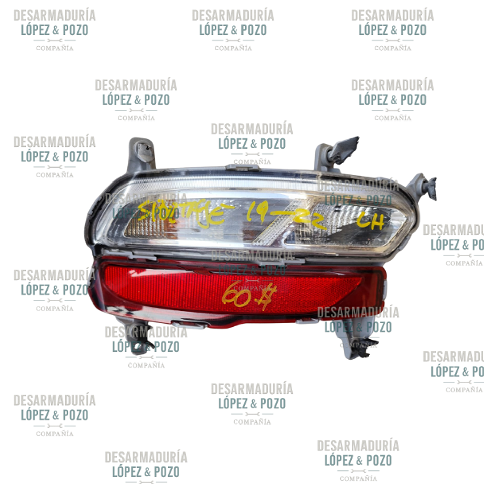 REFLECTANTE PARACHOQUE TRASERO IZQ KIA SPORTAGE 2019-2022 1