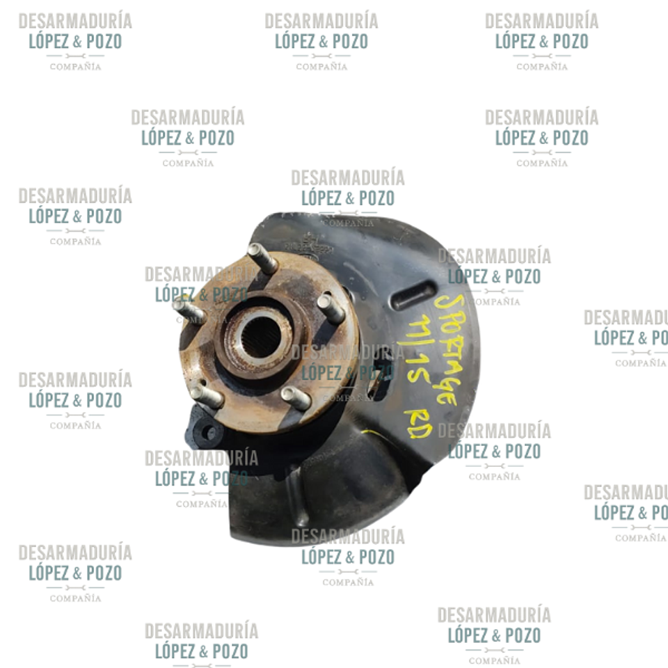 MUÑON Y MASA DELANTERA DERECHA KIA SPORTAGE 2011-2015 1
