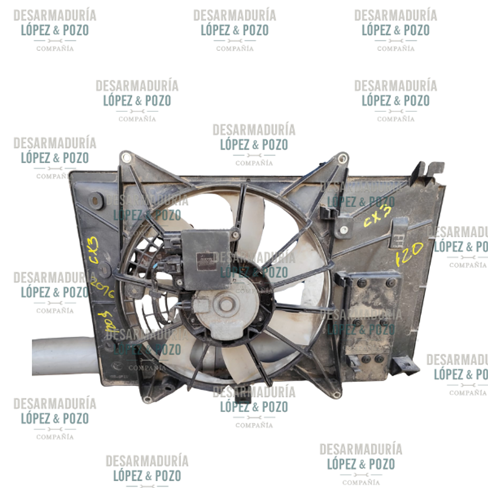 ELECTROVENTILADOR MAZDA CX3 2016 1