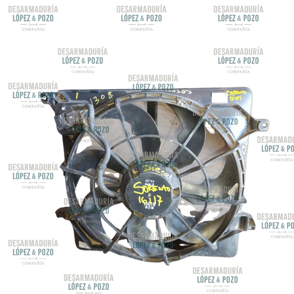 ELECTROVENTILADOR KIA SORENTO DIESEL 2016-2017 1