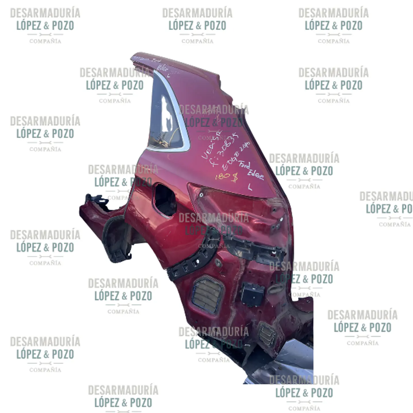 COSTADO TRASERO IZQUIERDO LH FORD EDGE AÑO 2016 3