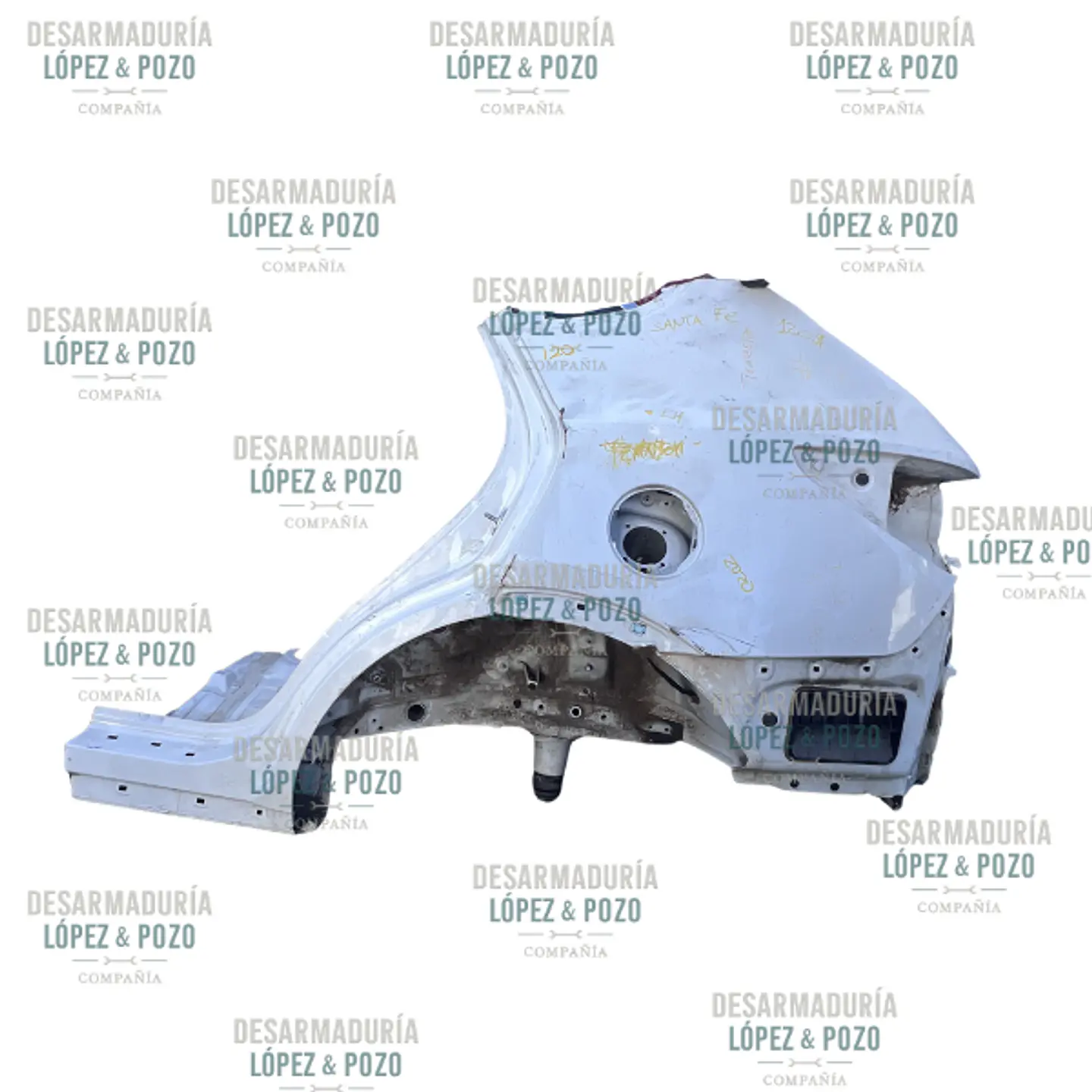 COSTADO TRASERO IZQUIERDO LH HYUNDAI SANTA FE AÑO 2013 1