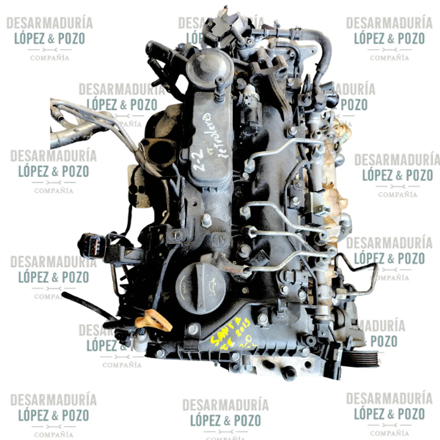 Motor Hyundai Santa Fe  Diesel 2.2 Año 2013-2022 1