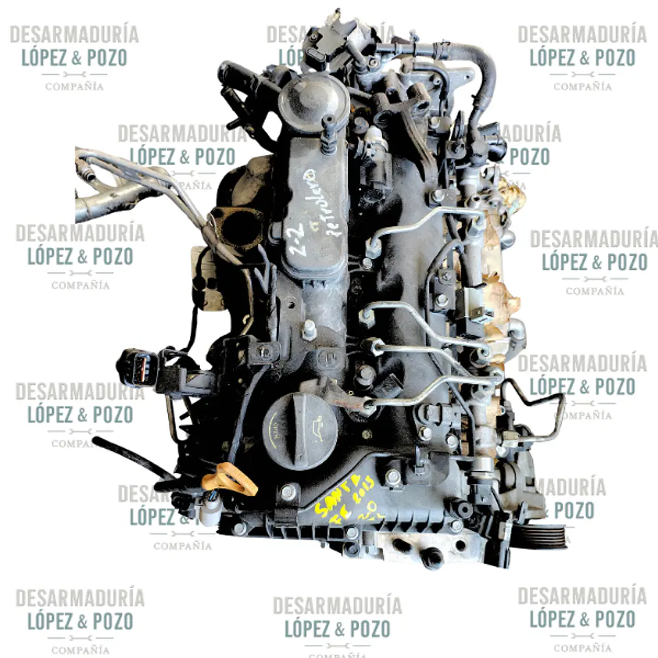Motor Hyundai Santa Fe  Diesel 2.2 Año 2013-2022 1